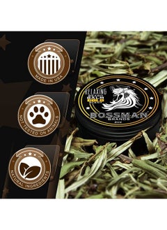 bossman Relaxing Beard Balm Tamer Thickener Relaxer And Softener Cream And Beard Care Product Made In Usa (Gold Scent)  - Image 5