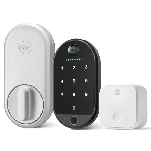 Yale Approach™ Lock Deadbolt, Silver Key-Free Smart Entry Door Lock with Wi-Fi Connected Touchscreen Keypad and Biometric Fingerprint Scanner for Code Entry and Remove Access, B-YRR110-F-WF1-N-BSP - Image 4