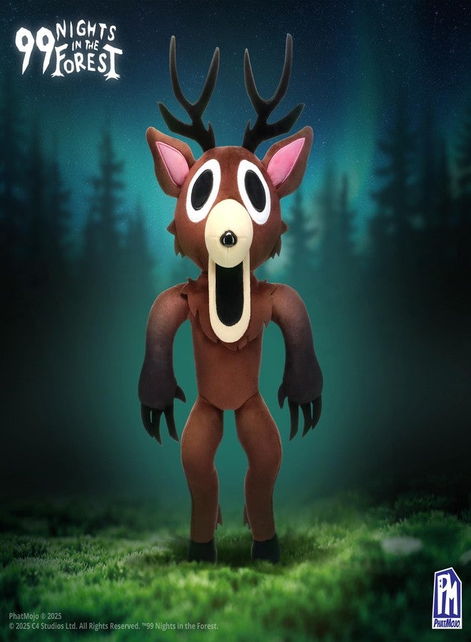 PhatMojo 99 Nights in The Forest - 12.5” Deluxe Plush - The Deer - Series 1 - Includes DLC Codes Redeemable on Roblox - Floppy Stuffed Animal Plush Toy - Officially Licensed - Image 5