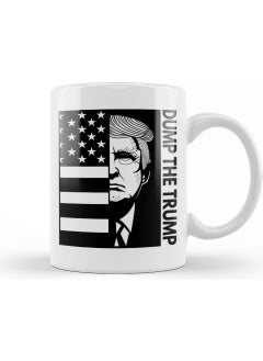 Baskı Dükkanı Print Shop Anti Trump Donald Trump Dump The Trump Mug Porcelain 