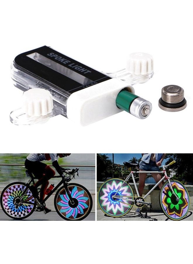 Generic LED Bike Wheel Lights, Waterproof Cool Bicycle Tire Light, Safety Spoke Lights for Kids Boys Girls Men Women Night Riding, 30 Fun Bright Patterns, Auto u0026 Manual Dual Switch, with Battery  - Image 1