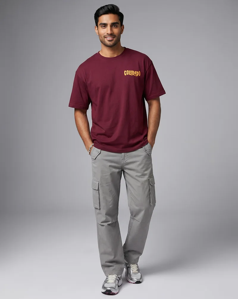 Nobero  Graphic Print Oversized T-Shirt for Men for Men | Best Price UAE
