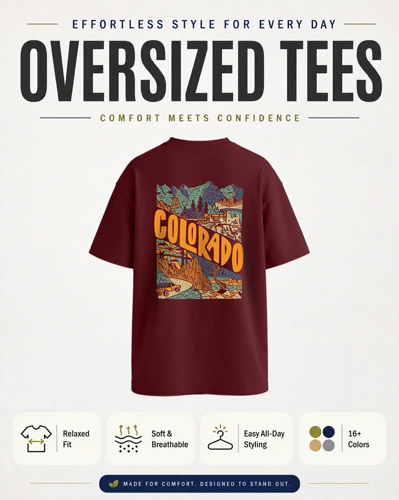 Nobero  Graphic Print Oversized T-Shirt for Men for Men | Best Price UAE