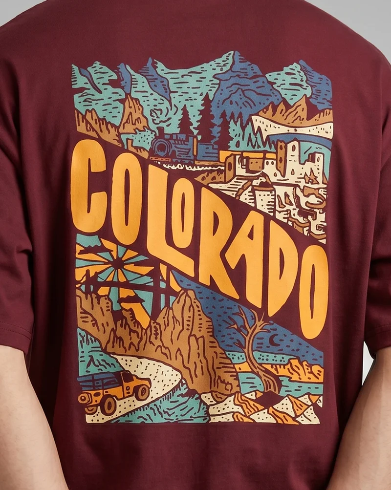 Nobero  Graphic Print Oversized T-Shirt for Men for Men | Best Price UAE