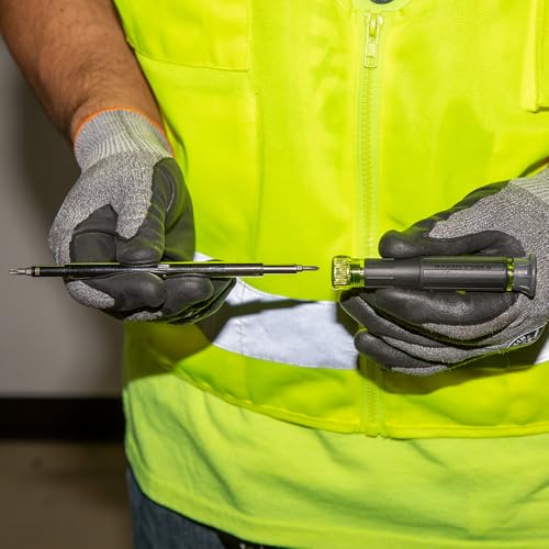 Klein Tools 32314 Electronic Screwdriver, 14-in-1 with 8 Precision Tips, Slotted, Phillips, and Tamperproof TORX Bits, 6 Precision Nut Drivers - Image 5