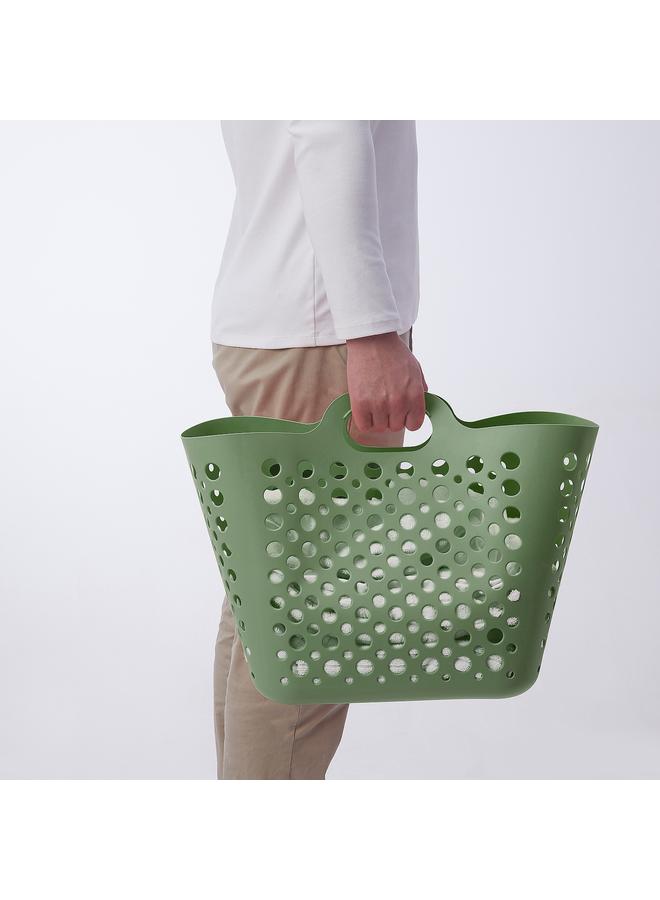 erorex Flexible laundry basket, green, 24 l - Image 5