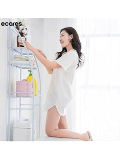 ECARES ECARES® Over the Toilet Storage Rack, 3 Tier, Bathroom Organizer, Commode Shelving Organizer, Freestanding Shelf, Space Saver, Heavy Duty, Sturdy, Anti Tilt, for Toilet, Laundry, Restroom, White.  - Image 5