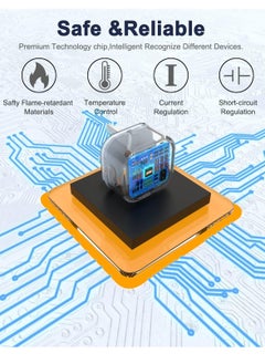 ELTRAZONE 20W USB C Fast Charger for iPhone 14/14 Plus/14 Pro/14 Pro Max/13 12 11 X XR XS SE 2020 8 7 6 6S Mini, Pad Pro, Type C PD Wall Charging Plug UK Type C Power Adapter and 5FT Cord  - Image 5