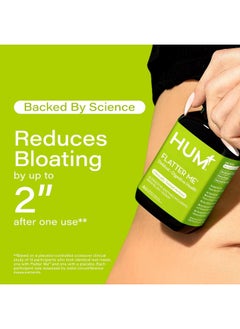 HUM HUM Flatter Me Supplement for Daily Bloating - 18 Full Spectrum Digestive Enzymes to Support Food Breakdown - Ginger, Fennel Seed & Peppermint for Nutrient Absorption (30-Day Supply)  - Image 3
