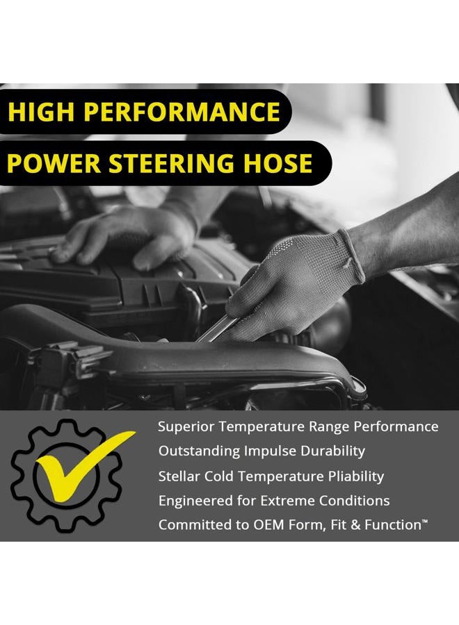 Edelmann Elite 80617E Power Steering Pressure Hose - Car Accessories and Equipment, For Various 2013-07 GM Avalanche, Escalade, Sierra, Silverado 1500, Suburban, Yukon, Tahoe Vehicles - Image 3