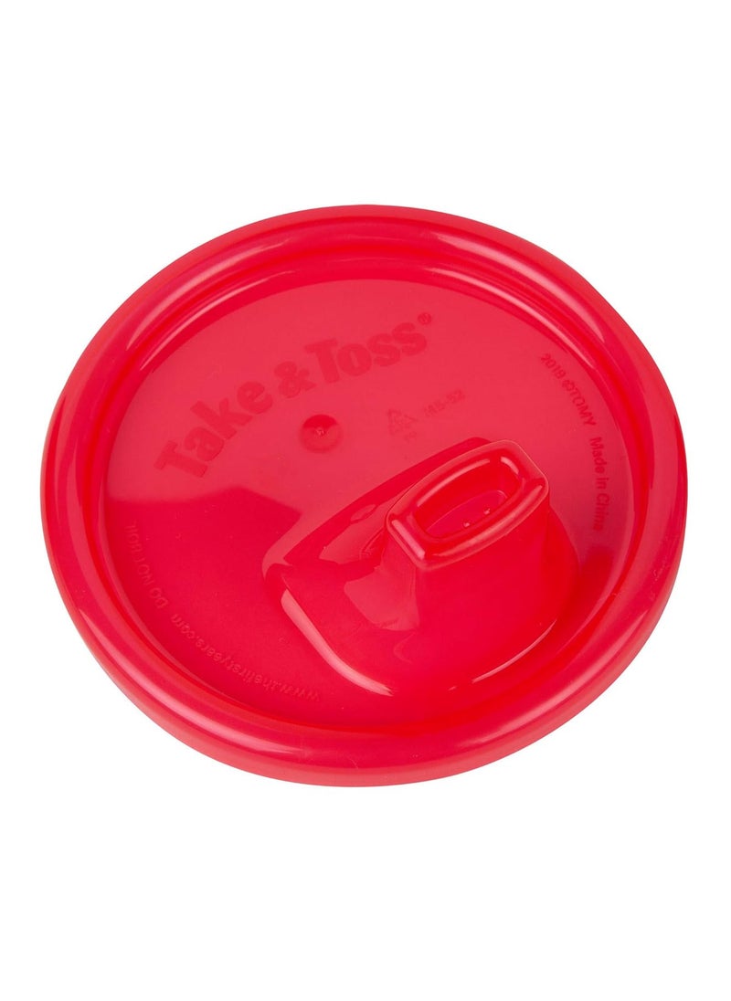 Take & Toss - Take & Toss Disney Mickey Mouse Sippy Cups Reusable Toddlers Cups with Lids Kids Party Pack with 2 Travel Caps 10 Oz 10 Count - Image 1