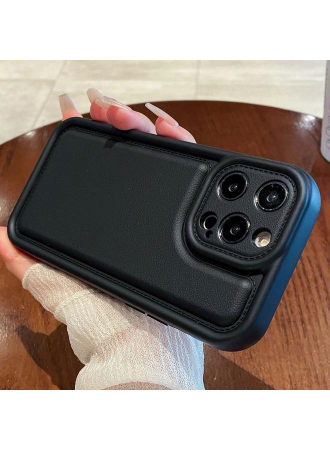 S-TOP Case For iPhone 15 Pro Max Leather Texture TPU Phone Case - Image 1