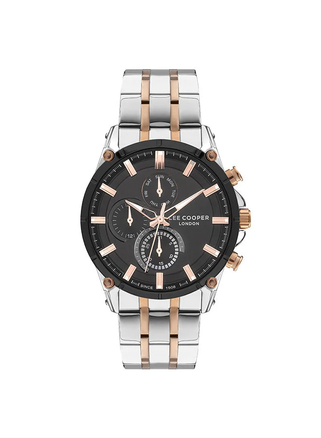 Lee Cooper Men Chronograph Round Metal Wrist Watch LC07532.560