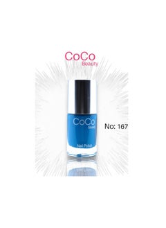 Coco Nail Polish ( 167 Blue Roi ) 12ml  - Image 2