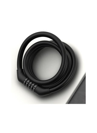 قفل كابل دراجة Xiaomi الكهربائية – رمز بخمسة أرقام وكابل فولاذي بطول 1.2 م متين - view 2