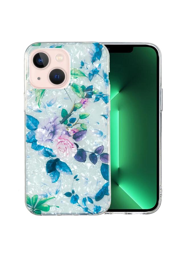 S-TOP Case For iPhone 15 IMD Shell Pattern TPU Phone Case - Image 1