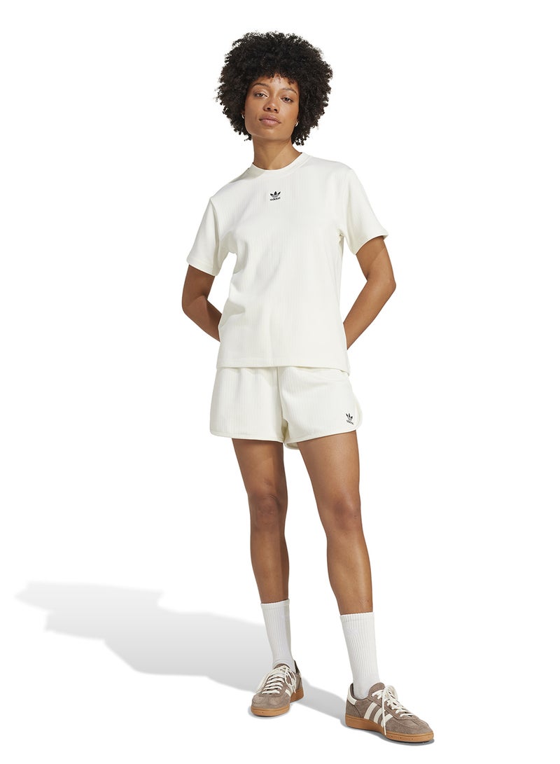 adidas Originals Essential Wide Ribbed T-Shirt  - Image 5