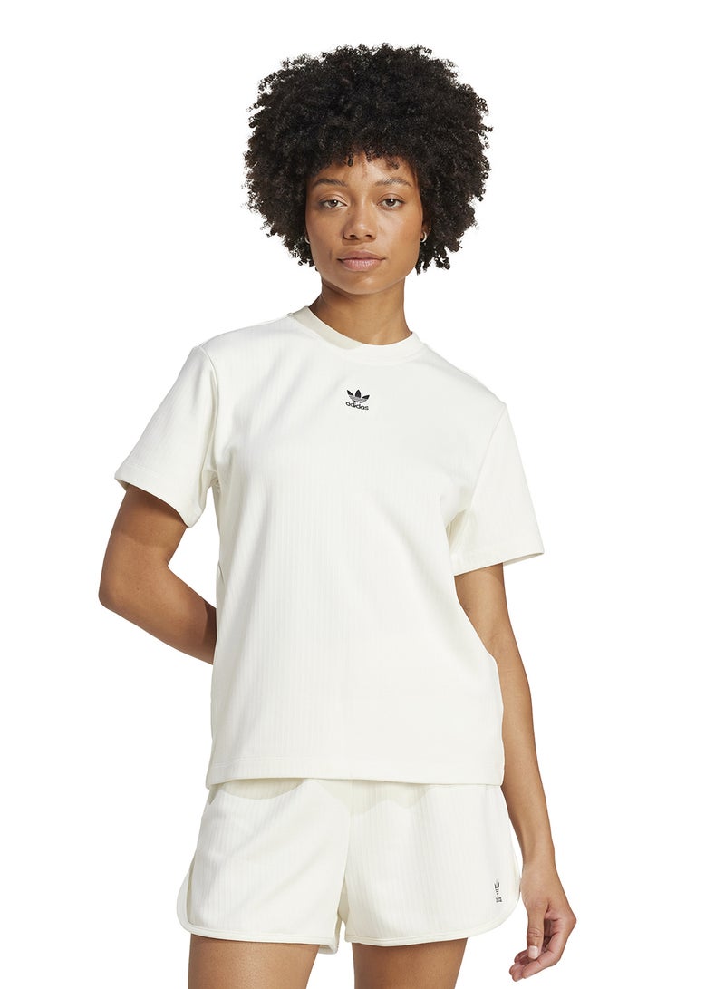 adidas Originals Essential Wide Ribbed T-Shirt  - Image 1