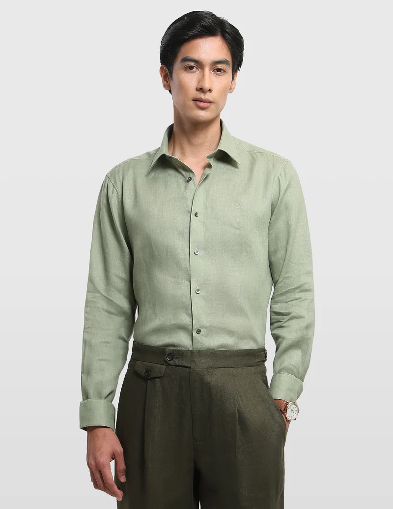 Arrow 1851 Solid Tailored Fit Shirt