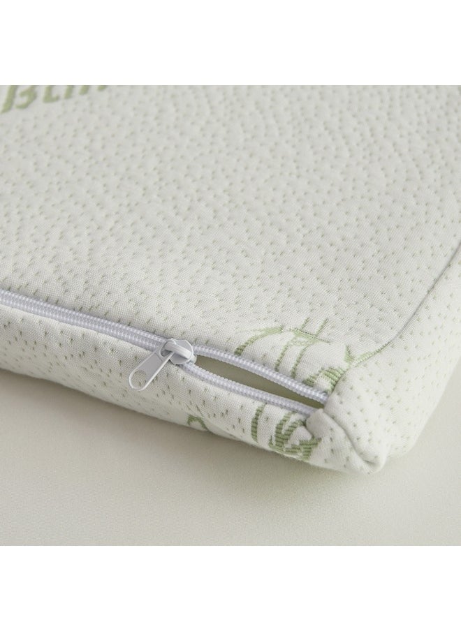 Home Box Relax Bamboo Memory Foam Single Mattress Topper 90 x 200 x 4 cm  - Image 5