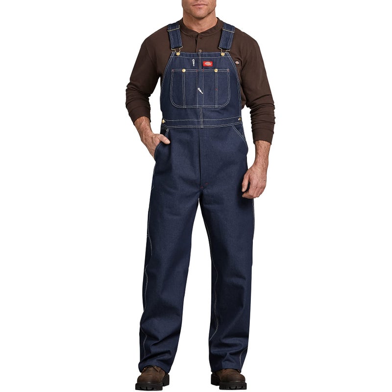 Dickies Men's Bib Overall, Indigo Rigid, 32x34 - Image 1