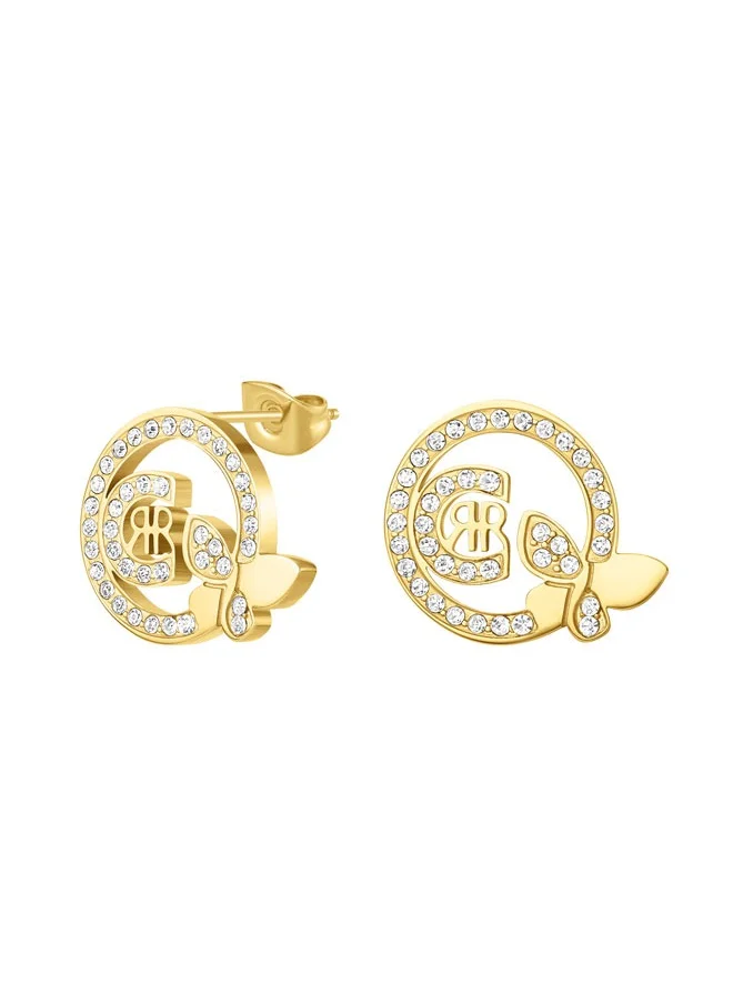 شيروتي 1881 Katerina Gold Plated Crystals Earrings