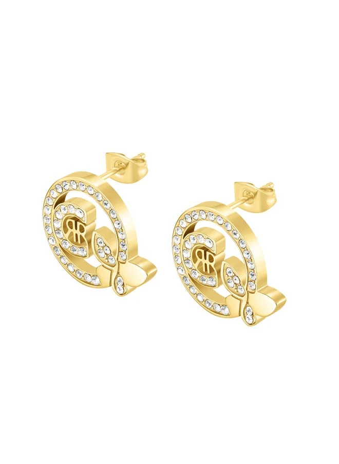 شيروتي 1881 Katerina Gold Plated Crystals Earrings