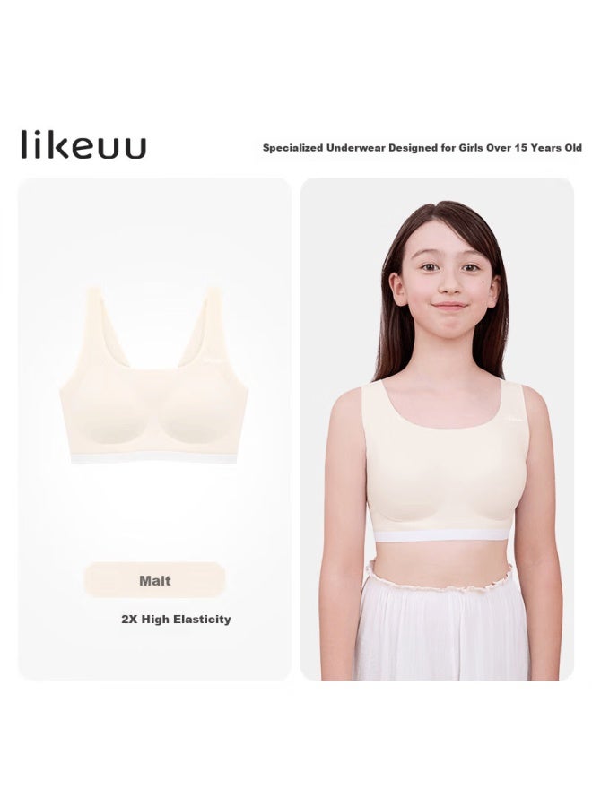 Like Uu, Teenage Girls' Underwear For Middle And High School Students, One-size Three-stage Bra For Pubescent Girls And Children's Underwear