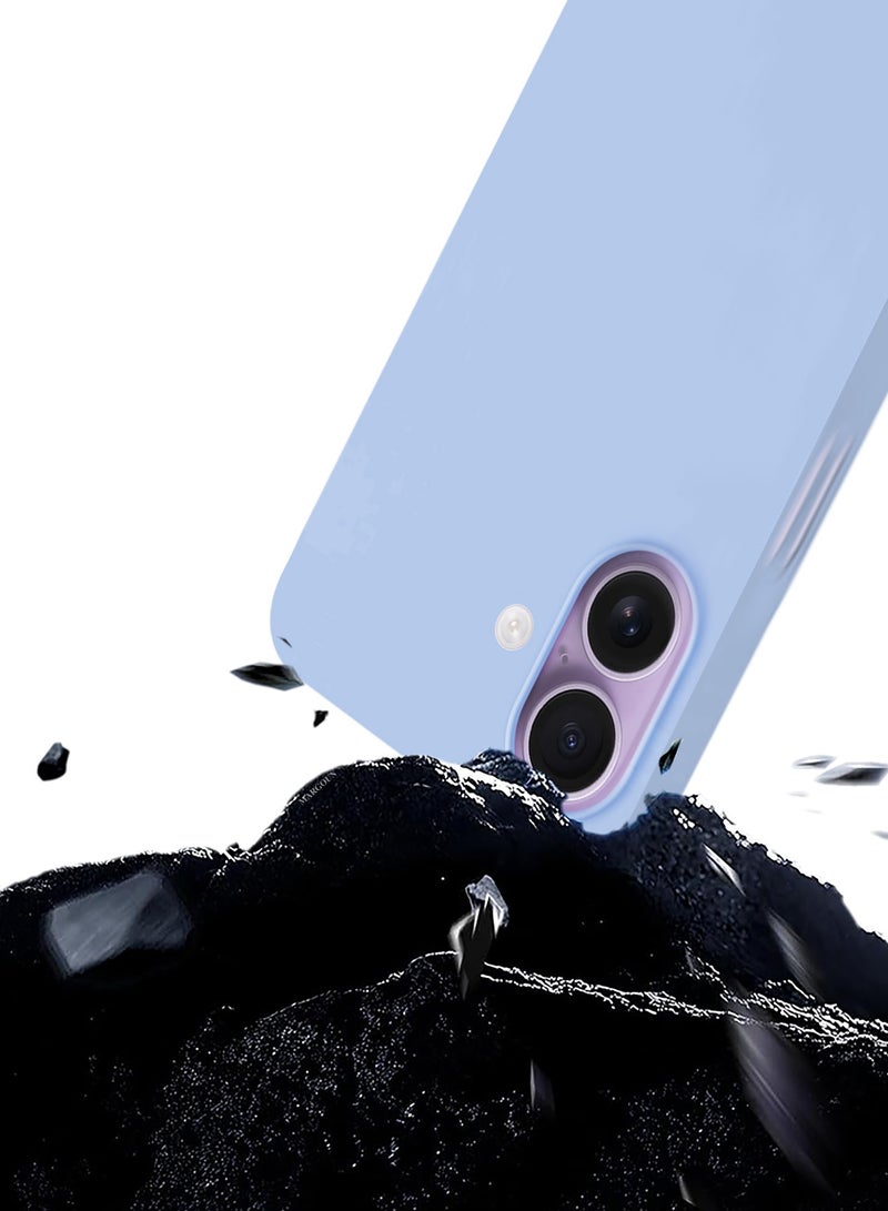 Ultra Thin Case for iPhone 17 - 0.3mm Matte Case Cover Air Skin Series Feather-Light Frosted Protective Back Cover - Light Blue - Image 4