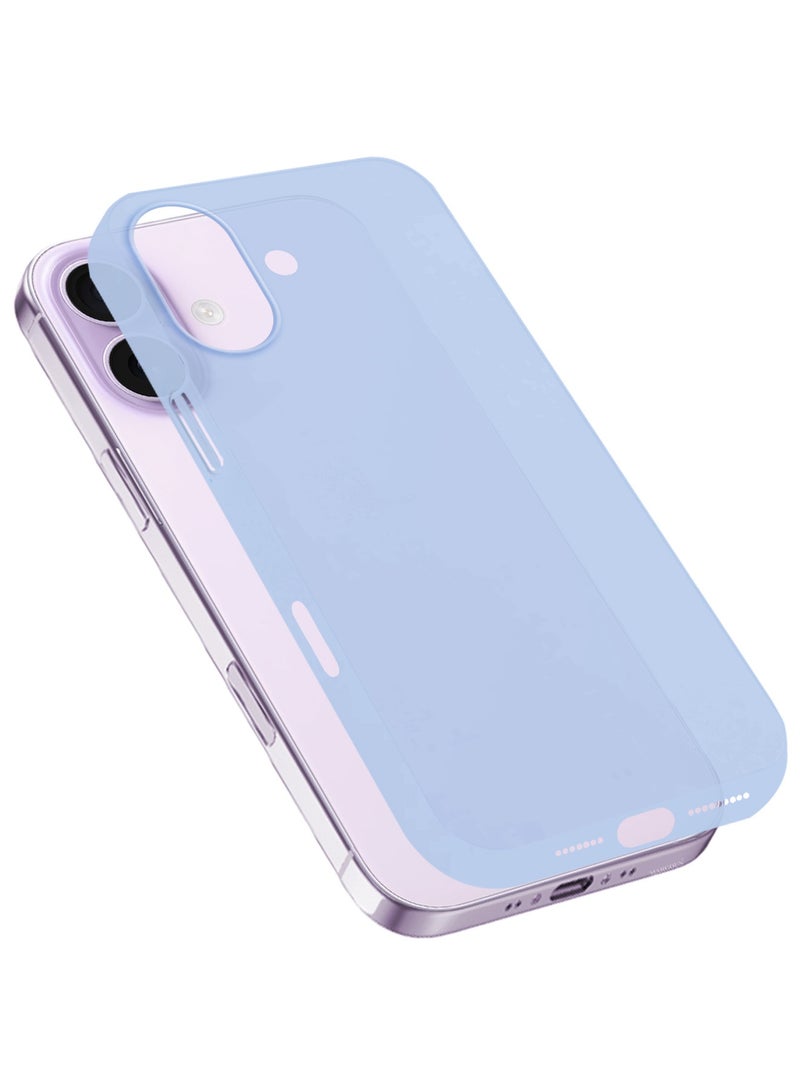 Ultra Thin Case for iPhone 17 - 0.3mm Matte Case Cover Air Skin Series Feather-Light Frosted Protective Back Cover - Light Blue - Image 1