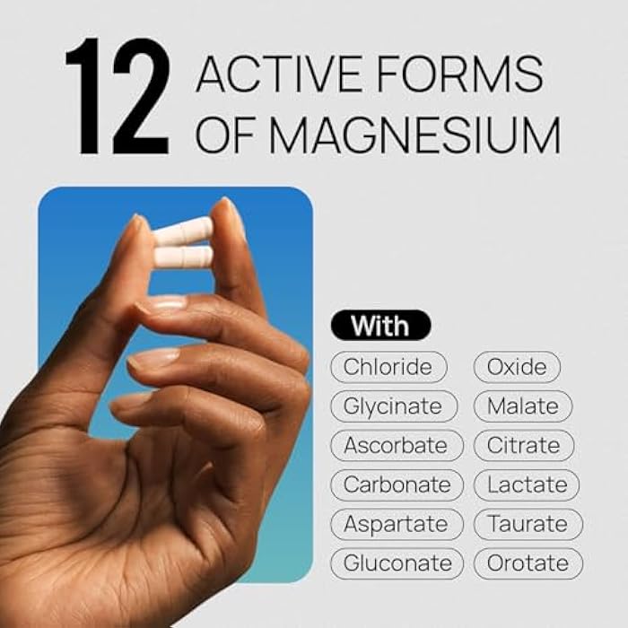 Selerb 18 in 1 Magnesium Complex for Women and Men | Liposomal Magnesium Supplement with Glycinate, Citrate, Malate, Taurate, D3 & K2 | High Absorption for Muscle, Sleep, Bone, Nerve Support | 90 Capsules - Image 5