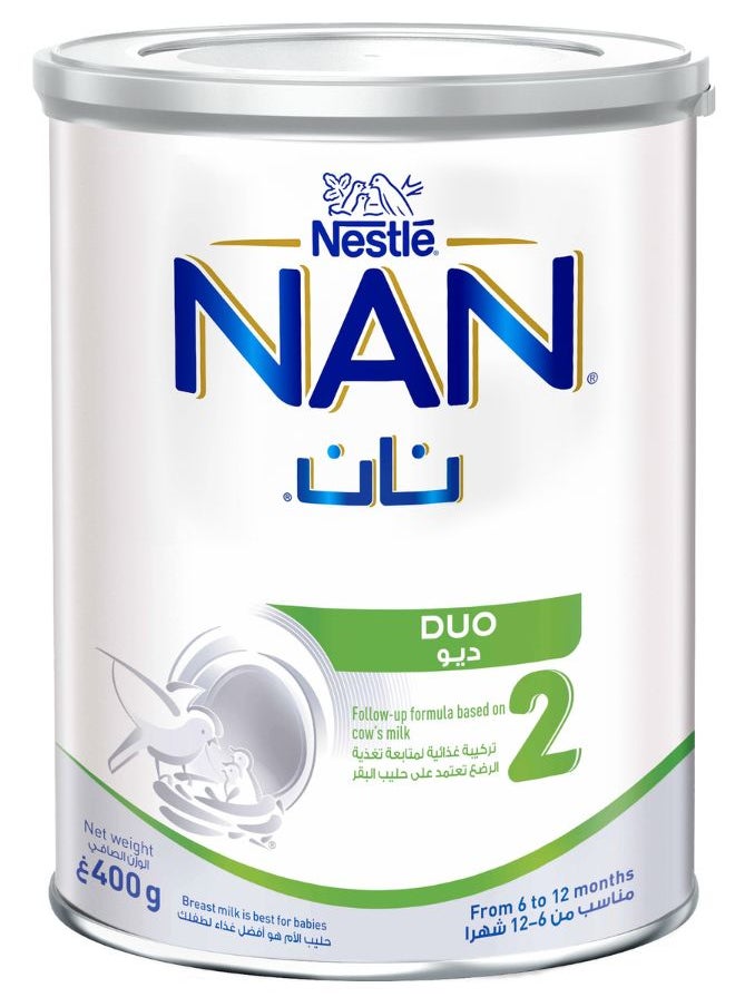 Nan Duo Stage 2 From 6 to 12 Months Baby Formula 400g  - Image 1