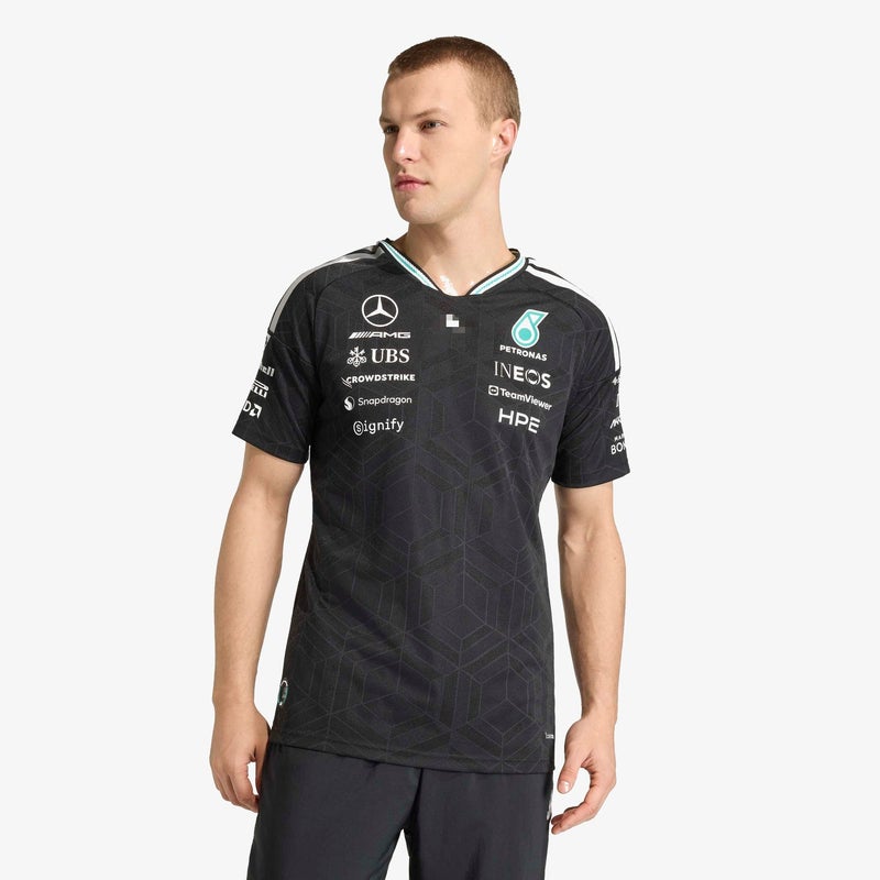 Mercedes-Benz Unisex Breathable Quick-Dry Short Sleeve Polo Jersey - Image 2