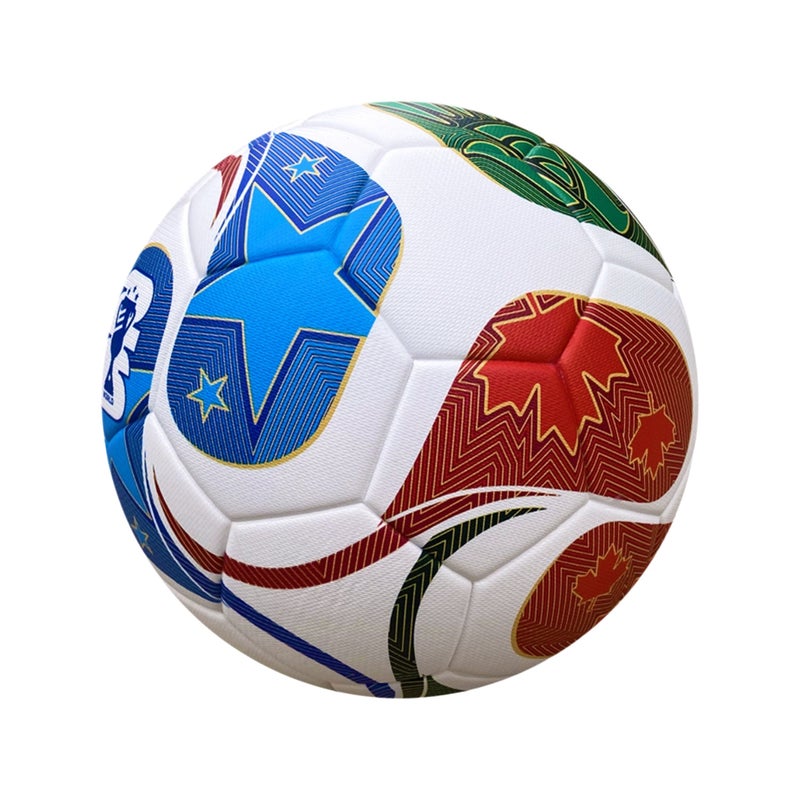 2026 World Cup Size 5 Standard PU Football – Professional Training and Match Ball – Durable and Non-Slip – Suitable for Schools, Clubs and Daily Practice - Image 1