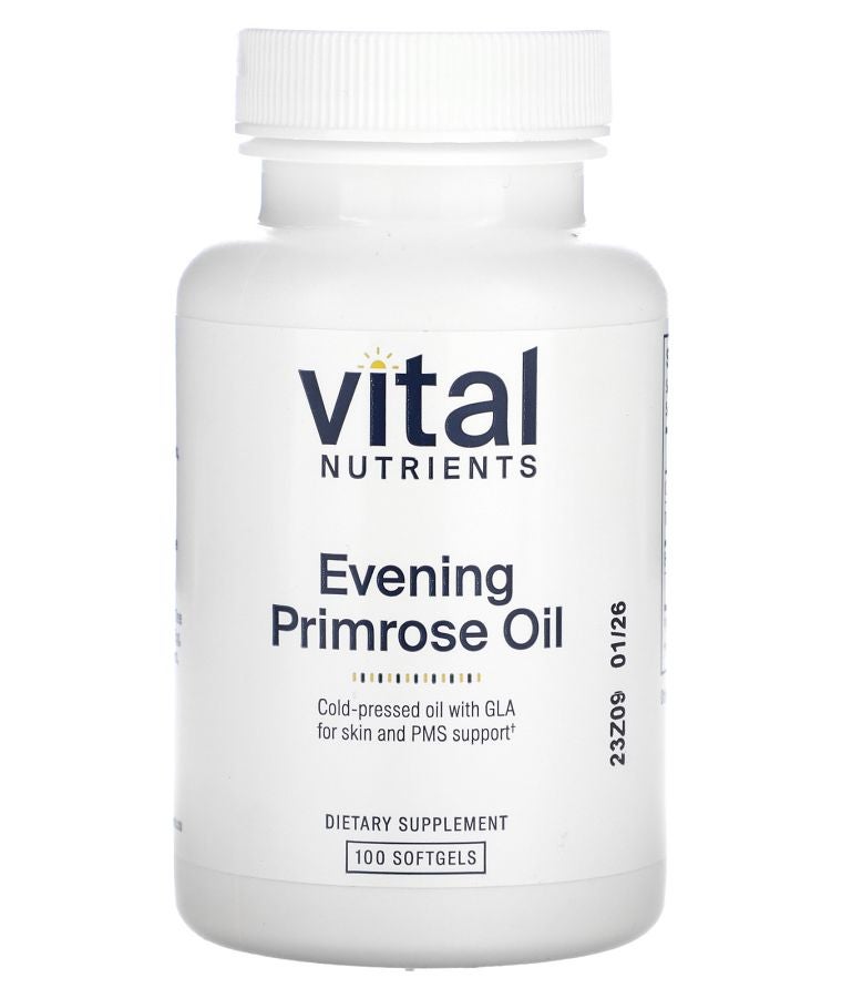 Vital Nutrients Evening Primrose Oil  100 Softgels
