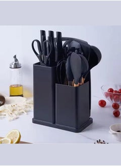Executive LLC Kitchen Utensil Set 19 Piece Silicone - Non-Stick Cooking Tools Kit Includes Knives, Spatulas, Spoons, Ladles for Professional Chefs or Home Cooks  - Image 3