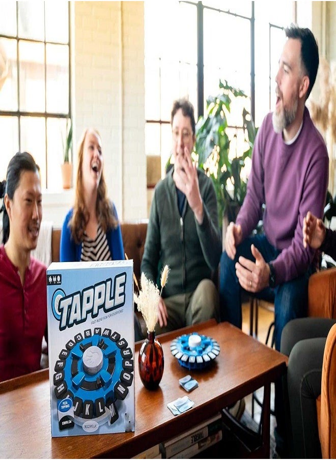 Boardgame Space - Tapple - Board Game - Players Shout Answers to Trivia Categories and Eliminate Letters as they Go - Image 1