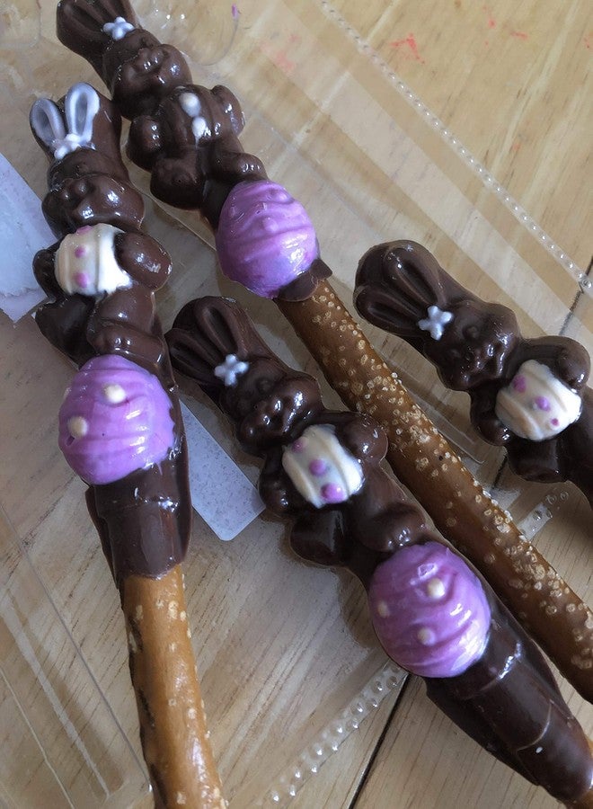 CANDISLE Bunny Pretzel Chocolate Candy Mold - Image 2