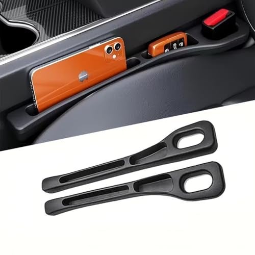MAXOSHINE Car Seat Gap Filler Organizer | EVA Car Gap Pad with Buckle Base Fills Space Between Seat & Console | Car Phone Holder Gap Blocker for Cars, SUVs & Trucks Car Interior Accessories, Pck 2 - Image 1