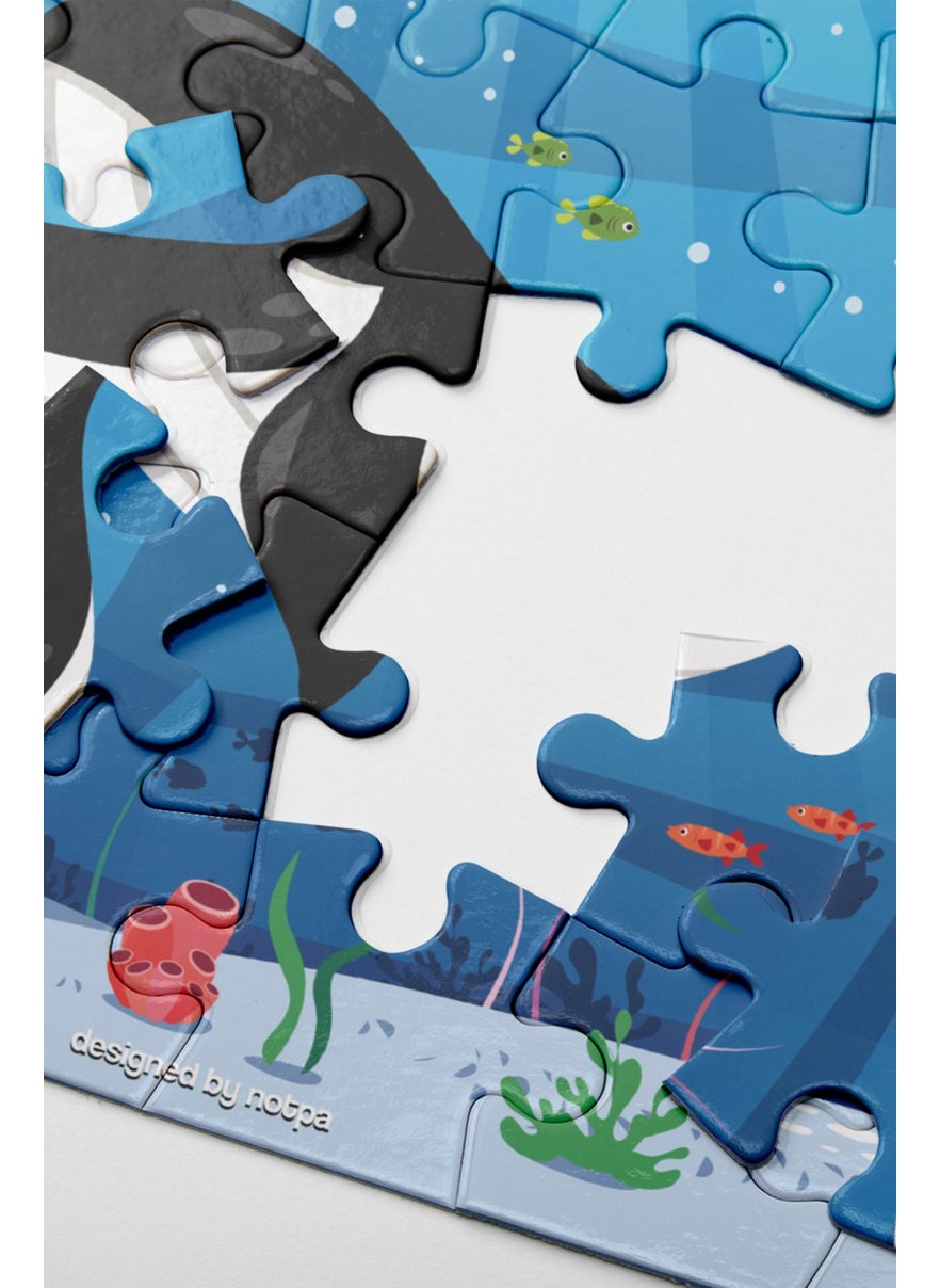 KutuTR Notpa Educational and Tutorial Wooden 24 Piece Colorful Puzzle Set of 4 for Children 10  - Image 5