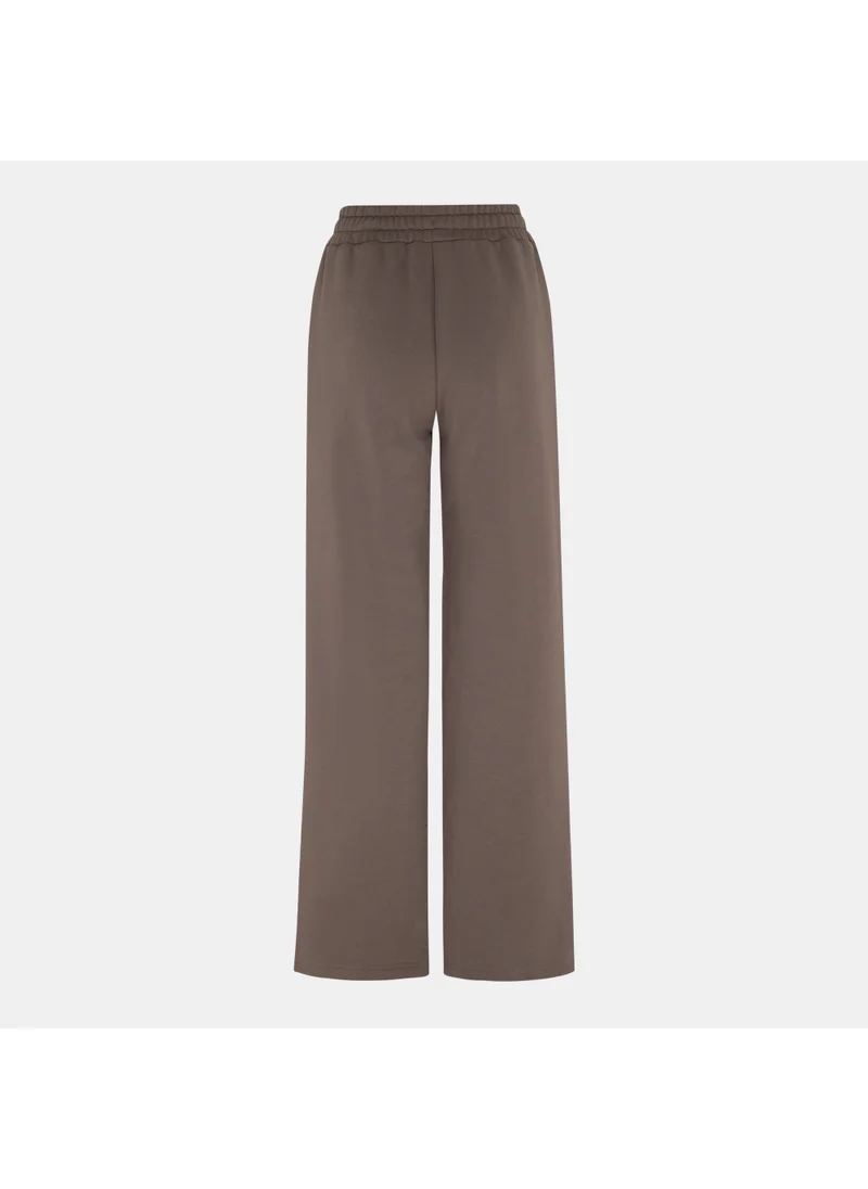 The Giving Movement Women's Slit Wide-Leg Joggers