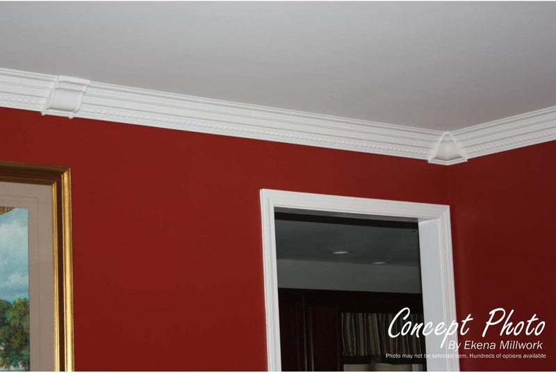 Ekena Millwork Endurathane Inside Corner for Palmetto Smooth Crown Moulding, 3"P x 3"H (matches moulding MLD03X03X04PA), Factory Primed - Image 4