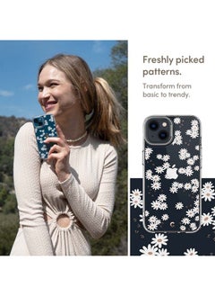 CYRILL CYRILL Spigen Cecile TPU, Poly Carbonate Back Cover Compatible for iPhone 13 (White Daisy)  - Image 4
