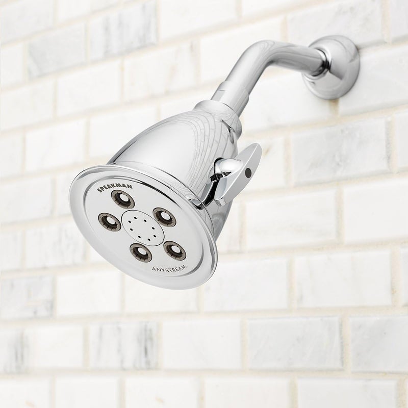 Speakman Polished Chrome S-2005-HB Hotel Anystream High Pressure Shower Head - 2.5 GPM Adjustable Replacement Bathroom Showerhead - Image 2