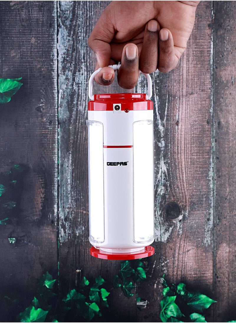 GEEPAS - Rechargeable LED Lantern 10W - 54 Super Bright LEDs, 7 Hours Working | Ideal for Camping Hiking & Emergency Use | Dimmer function - Image 1