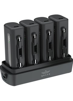 4-in-1 Charging Station - Black