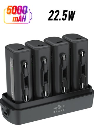 4-in-1 Charging Station - Black