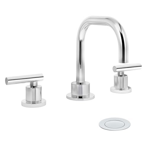 Symmons Dia Widespread TwoHandle Bathroom Faucet with Push Pop Drain Assembly 10 GPM - Image 1