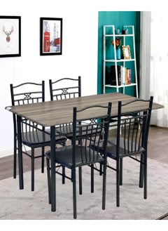 Set of 5 Pieces, Wooden Dining Table With 4 Chairs Set 120*70 CM - pzsku/Z9C0F11E220A0747D7F8FZ/45/_/1739559669/8215757a-3d52-4bd3-a412-1afc7ef4177e