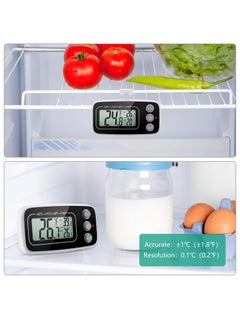 Fridge Thermometer, Digital Refrigerator Freezer Thermometer with Clear LCD Display, Max/Min Function, 3 Mounting Options for Kitchen, Home, Restaurants - pzsku/Z9C0F127C2CCC8905887CZ/45/_/1713488661/5f78fde4-9eb7-4884-a3d0-16037fc35383